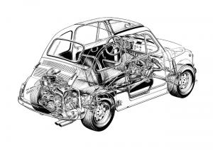 Fiat Abarth 695 SS Asetto Corsa 1965 года 